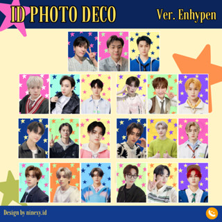 (3 ชิ้น) Id photo kpop deco enhypen jungwon heeseung jay sunghoon jake sunoo ni-ki