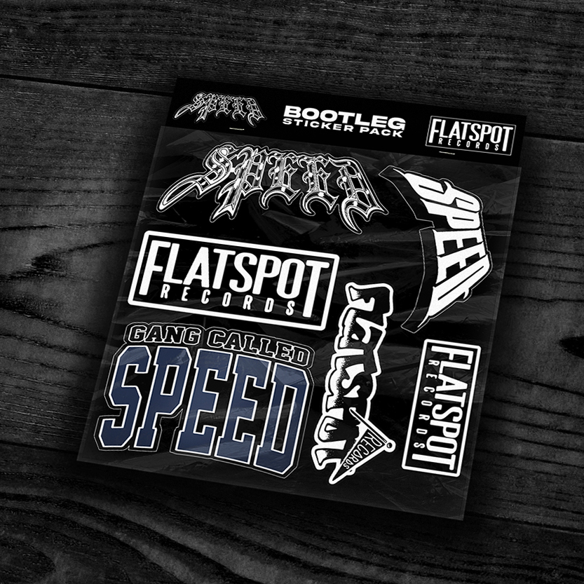 STICKER PACK Band: SPEED / GANG CALLED SPEED x FLATSPOT Records (BOTTLEG)