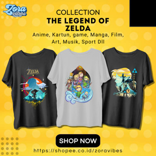 เสื้อยืด พิมพ์ลาย The legend of zelda