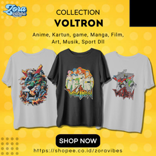 เสื้อยืด ลาย Voltron Defender Space Distressed สไตล์เรโทร สําหรับผู้ชาย และผู้หญิง