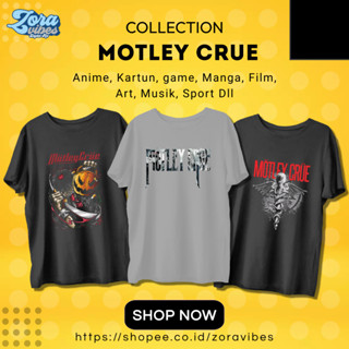 เสื้อยืด พิมพ์ลายวง MOTLEY CRUE MOTLEY CRUE WHITE ROCK METAL Music สําหรับผู้ชาย