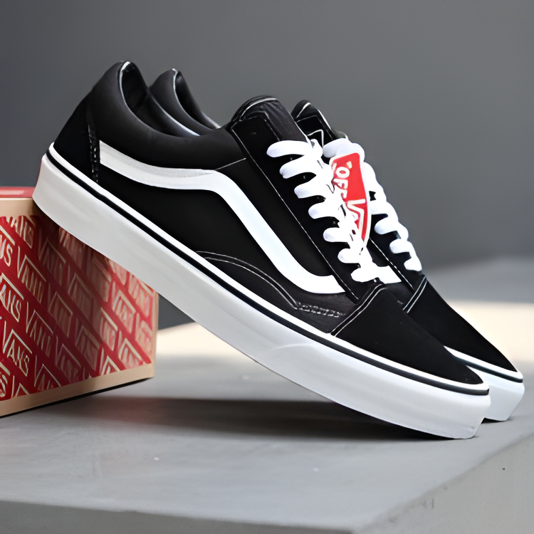 Vans Old Skool Classic Local Indo Shoes Free Box