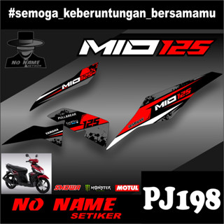 Mio m3 Striping Sticker (pj198) - สติกเกอร์ สําหรับติดตกแต่งรถจักรยานยนต์