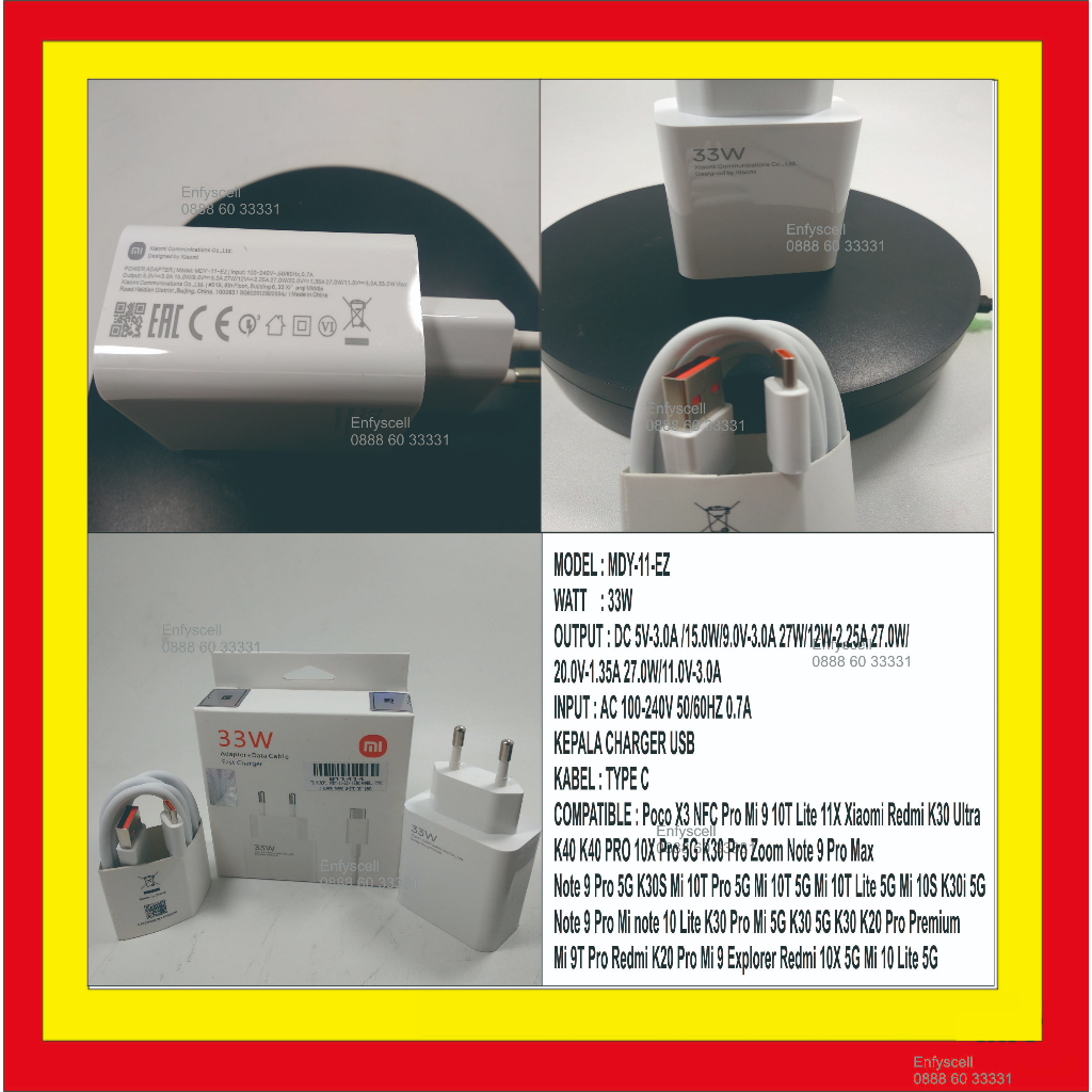 TRAVEL CHARGER + สาย DATA XIAOMI ชาร์จ TC ชาร์จ XIAOMI TC TYPE C FAST CHARGING TURBO ต้นฉบับ XIAOMI 