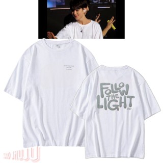 เสื้อยืด พิมพ์ลาย Hoshi Carat 7teen Tour Follow The Light To Japan สีเงิน