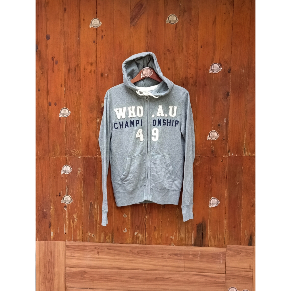 Original มือสอง WHO.AU California Zip Hoodie