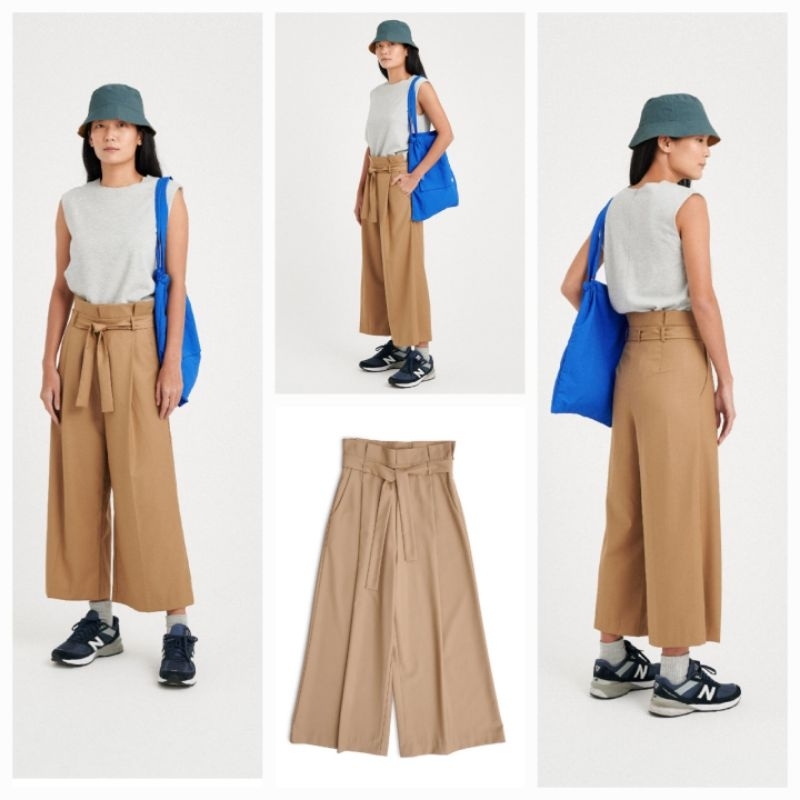 BEYOND THE VINES BTV culotte เอวจับจีบ
