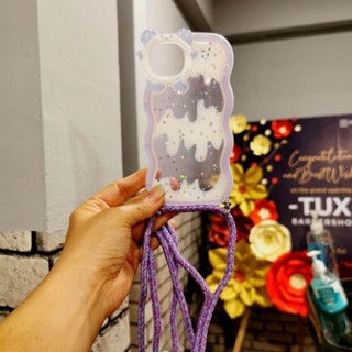 0012 VVV CASE Sling Glitter Melty ice cream Mixue VIVO Vivo Y02T Y16 Y27 Y02 Y35 Y22 Y15s Y15A Y21 Y