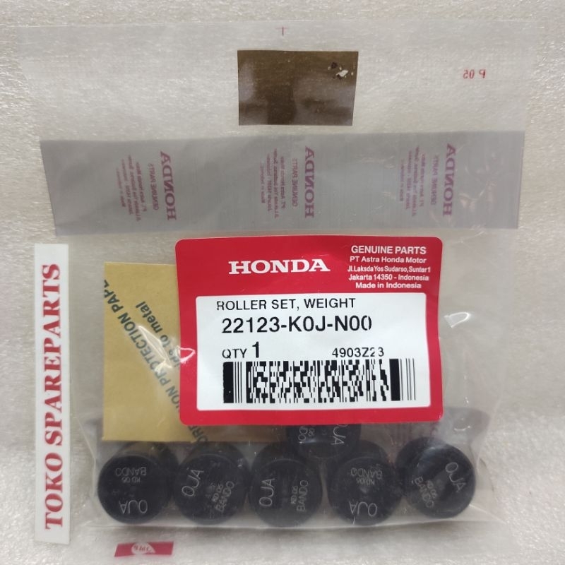 22123-K0J-N00 ROLLER SET WEIGHT Scale Stone Genio Scoopy K2F Beat Street K1A เดิม