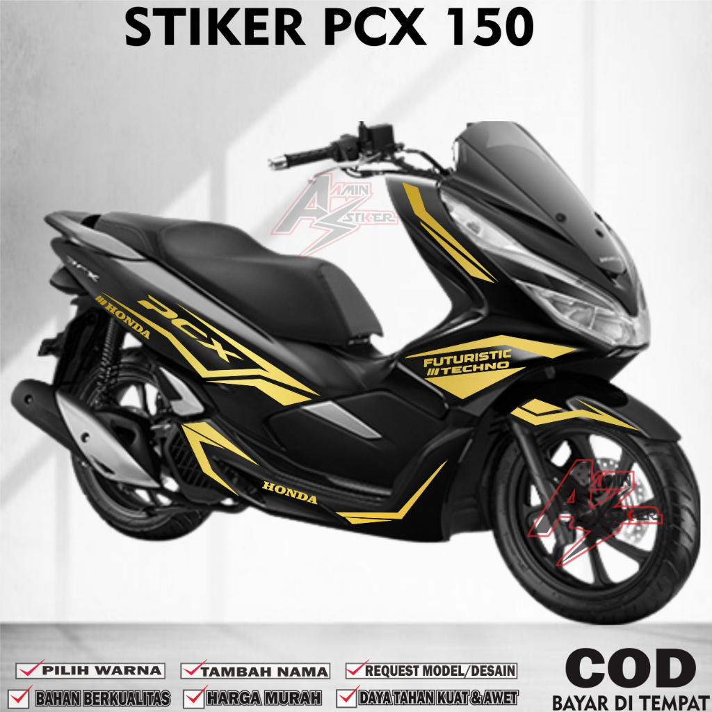 Striping Cutting Pcx 150 / สติ๊กเกอร์ Pcx 150 / ตัด Pcx 150 Body Trim สติ๊กเกอร์
