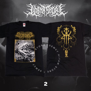 เสื้อยืด พิมพ์ลายวงร็อคดนตรี Lorna SHORE IMMORTAL Builtup สําหรับผู้ชาย