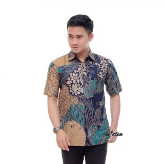 เสื้อเชิ้ตแขนสั้น ผ้าบาติก พิมพ์ลาย TOSCA MOTIF แฟชั่นสําหรับผู้ชาย