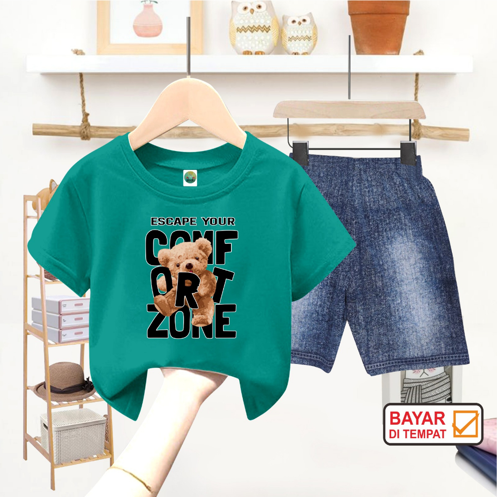 ชุดเสื้อยืดสําหรับเด็ก/ TEDDY BEAR SET