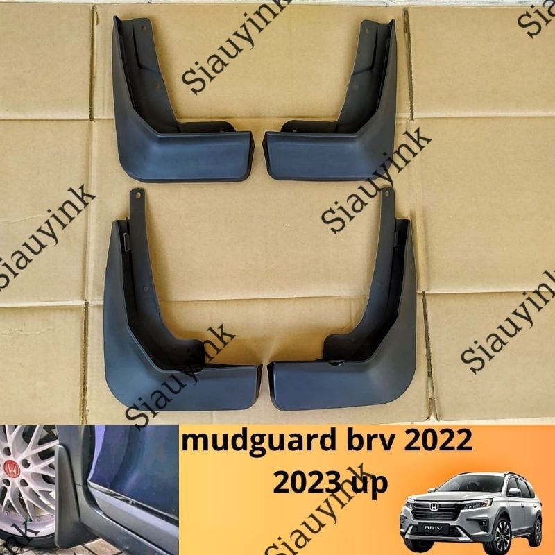 พรมโคลนบังโคลน Honda BRV 2022 2023 2024 สีดํา