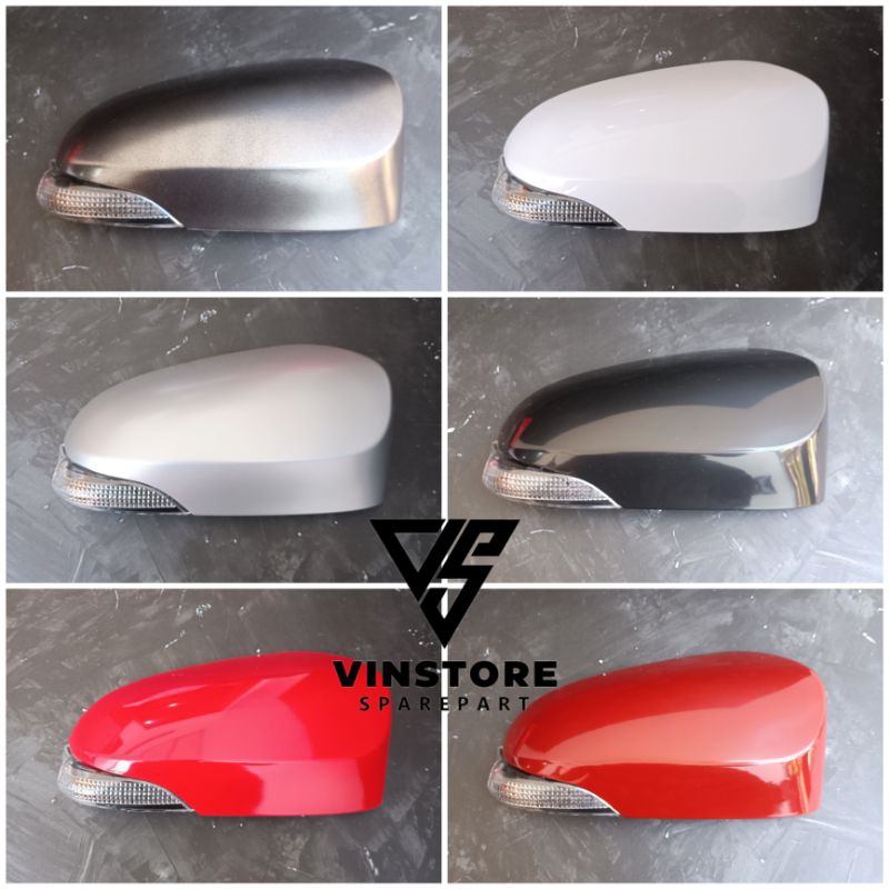 ฝาครอบกระจกมองหลังครบชุดสําหรับ Calya Sigra Camry Yaris Altis Vios ไฟเลี้ยว