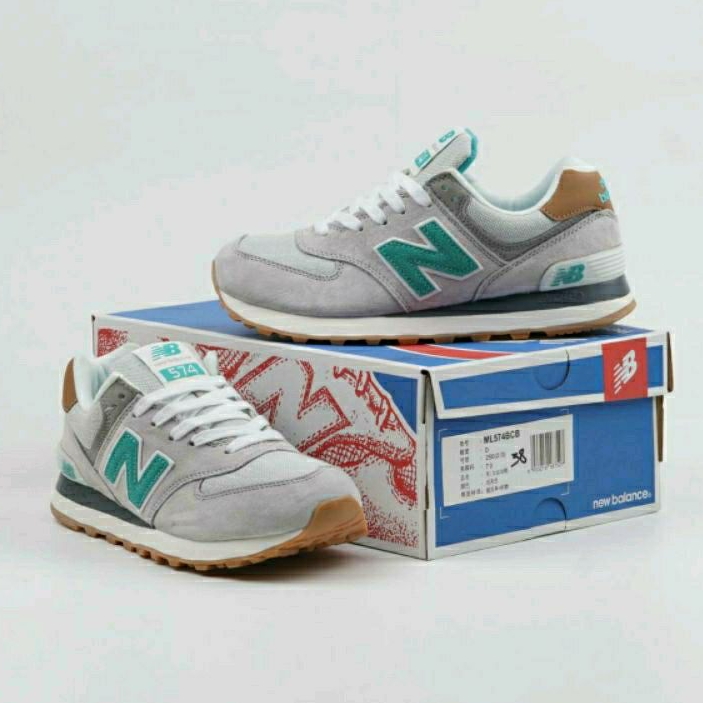 NEW BALANCE นิวบาลานซ์ 574 สีเทาเขียว