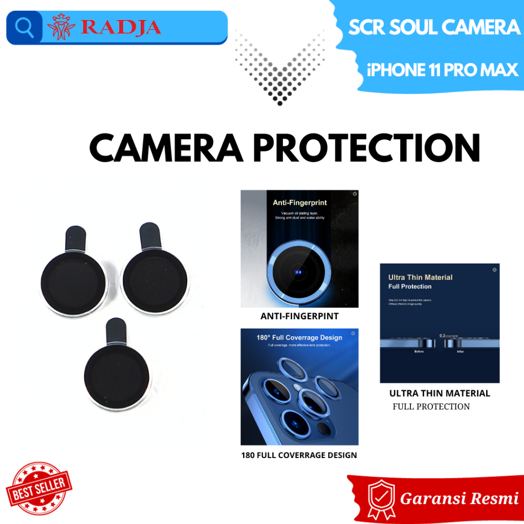 กล้องเลนส์ IPhone 11 Pro Max Soulmate กล้องกระจกนิรภัย Eagle Eye
