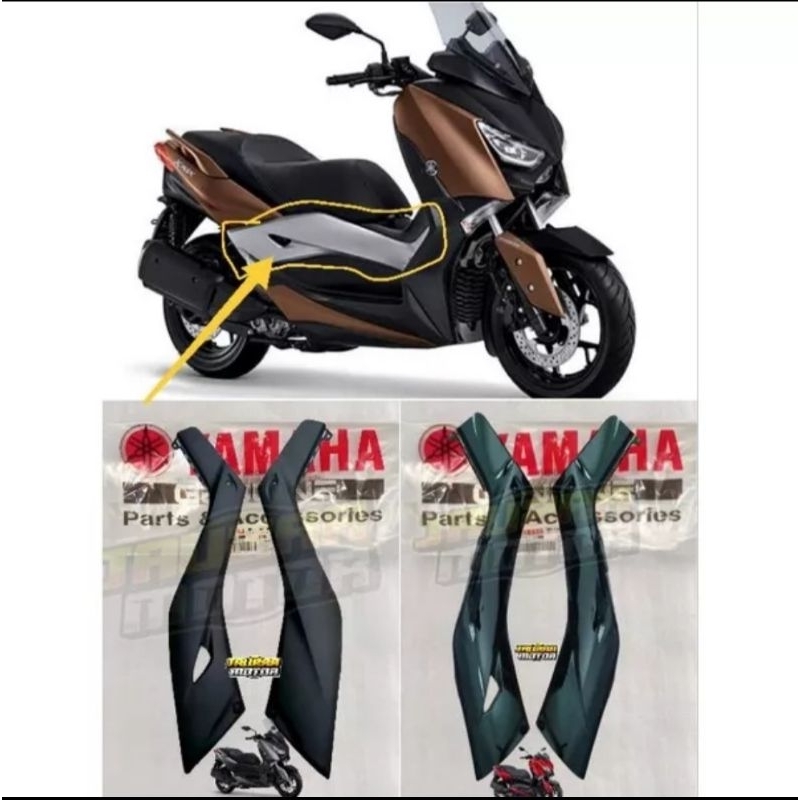 ฝาครอบด้านข้าง 1 และ 2 ตัวกลาง deltabox Xmax X max 250 B74-F1711-00 B74-F17211-00 ของแท้ Yamaha