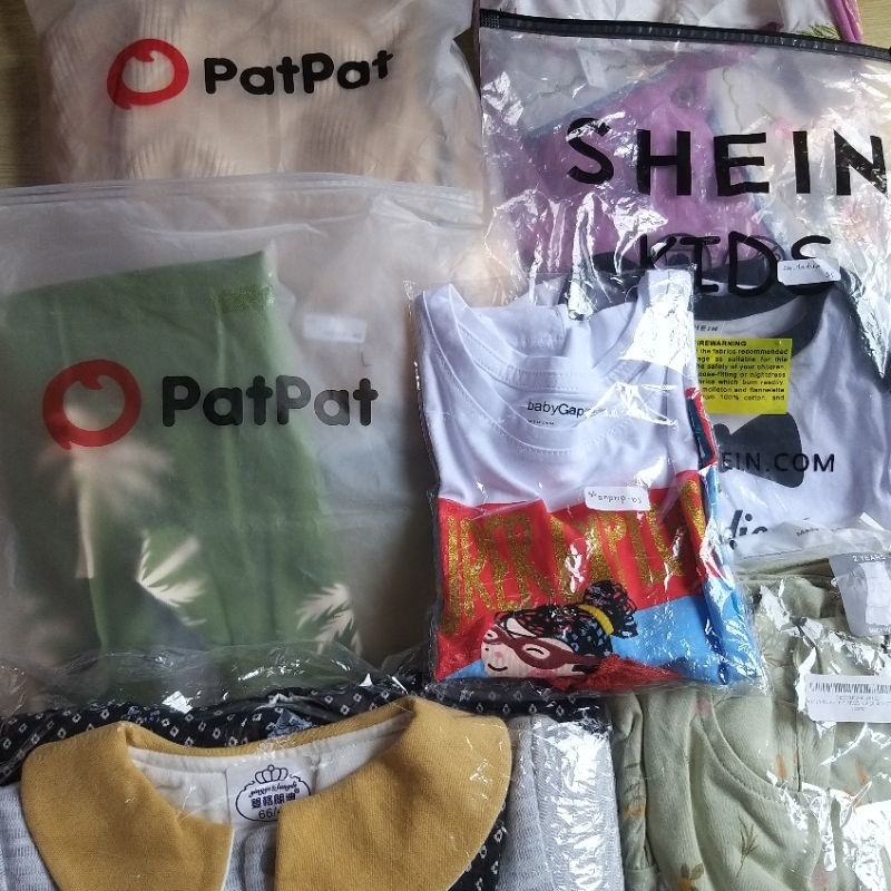 การประมูลเสื้อผ้าเด็ก - แพทพัฒน์ Shein Babygap นําเข้า