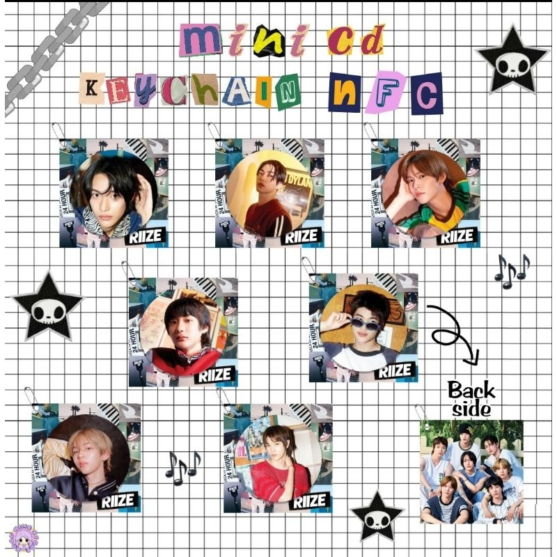 พวงกุญแจซีดี KPOP NFC