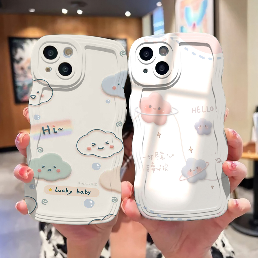 HP Wave Softcase สําหรับ Oppo A3s A31 A52/A92 A5 2020/A9 2020 A57 2022 A33/A53 A5s/A7 F9 A55 A54 A15