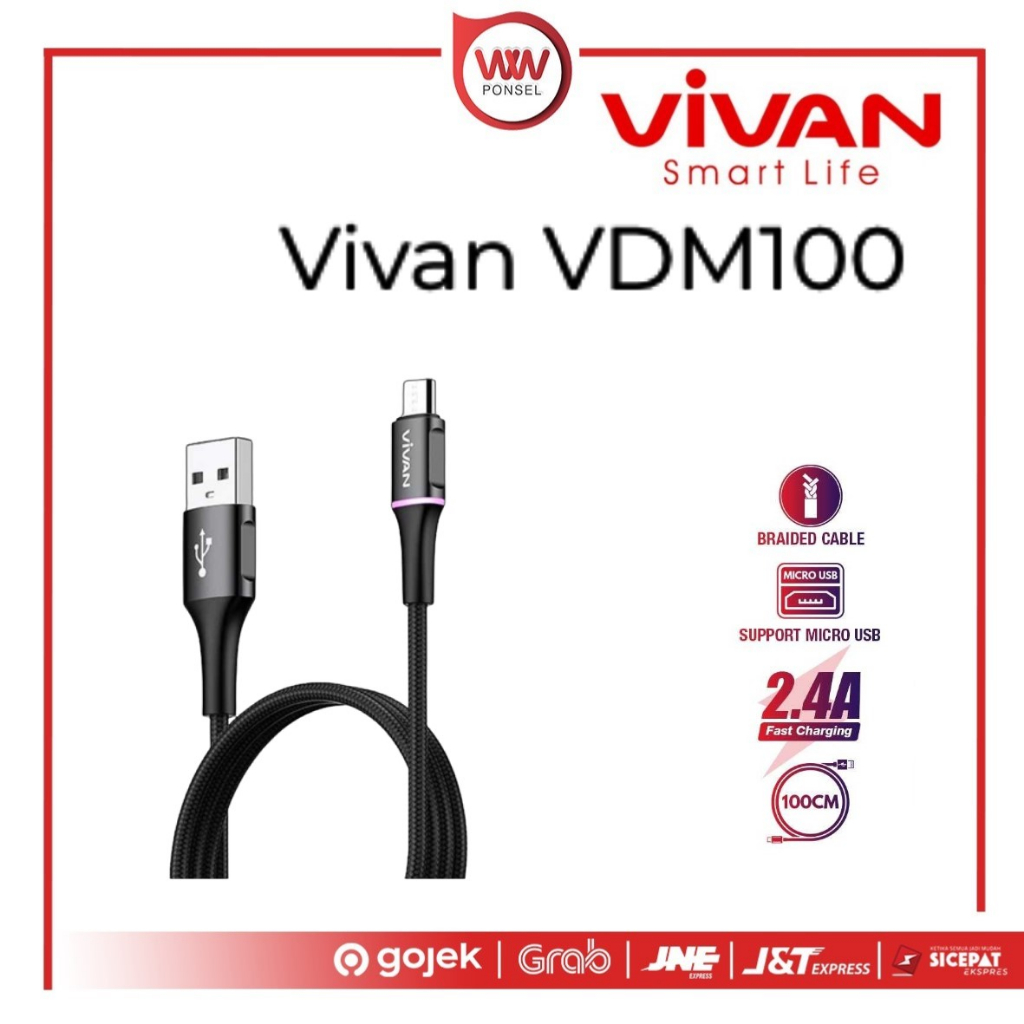 Vivan VDM100 USB A ถึง Micro 100ซม