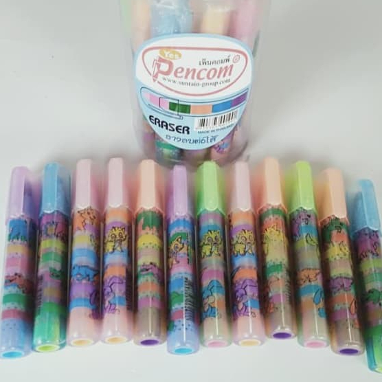 PENCOM STICK-SHAPED PENCIL ERASER