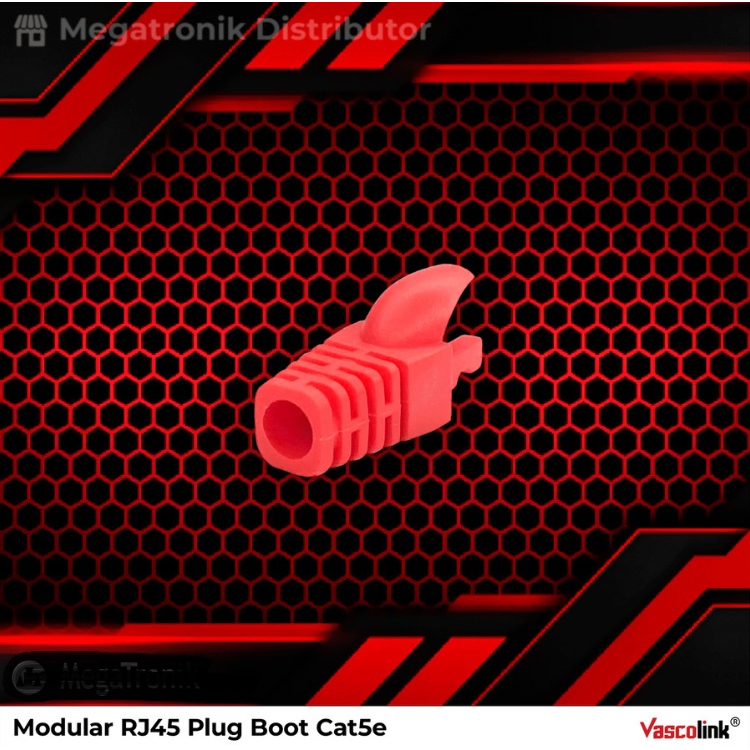 Modular Plug Boot RJ45 Vascolink Cat5e บรรจุ 50