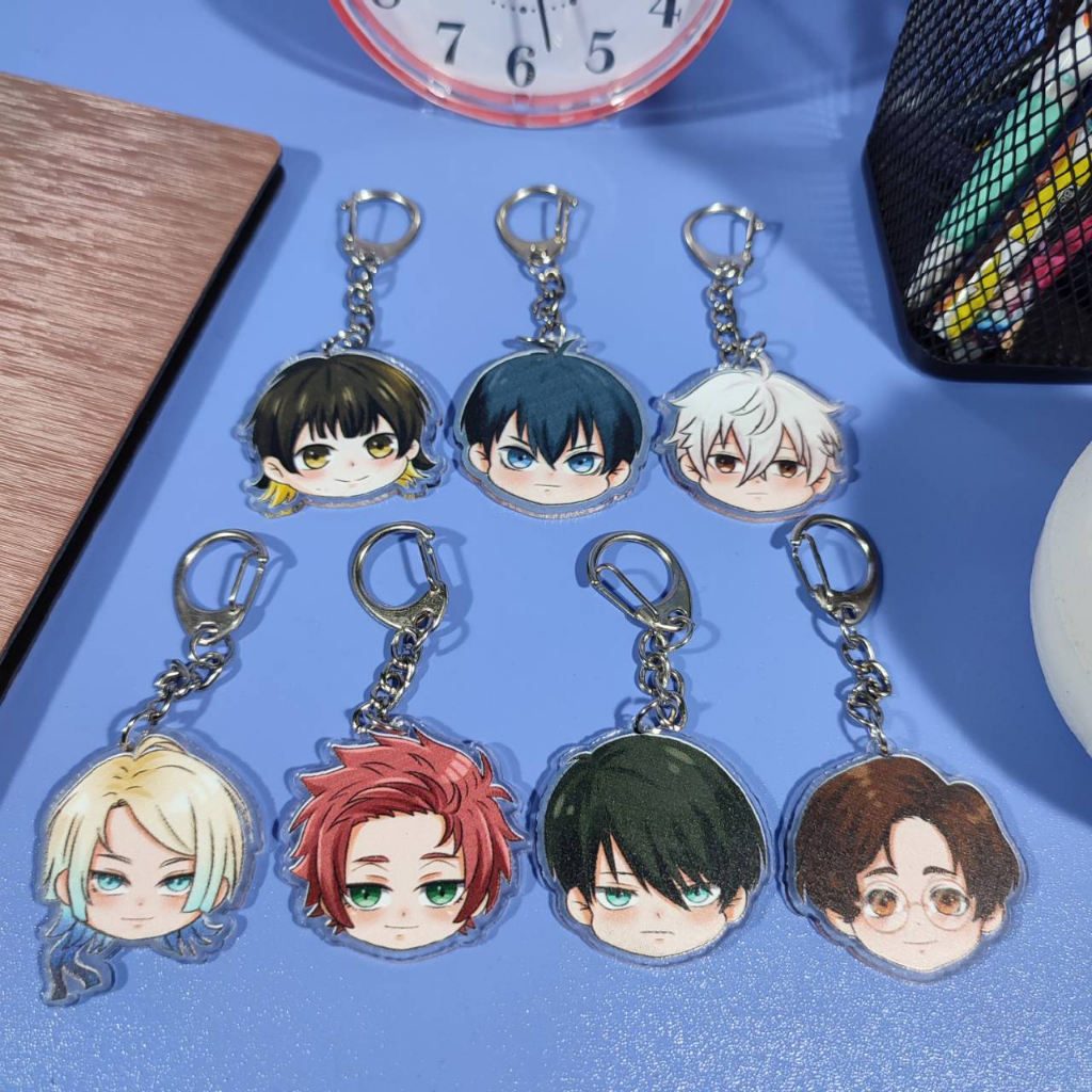 พวงกุญแจอนิเมะ GANTUNGAN Blue Lock - พวงกุญแจ Nagi
