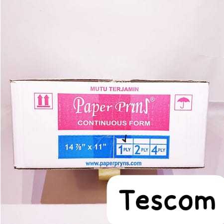 CONTINUOUS FORM 14 7/8 x 11 1 PLAY BRAND GAND I SJ I PAPERPRINS