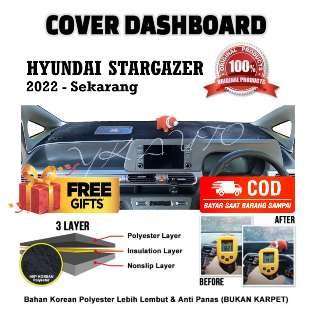 Hyundai Stargazer Premium Dashboard Cover Stargazer Dashboard Cover YK AUTO