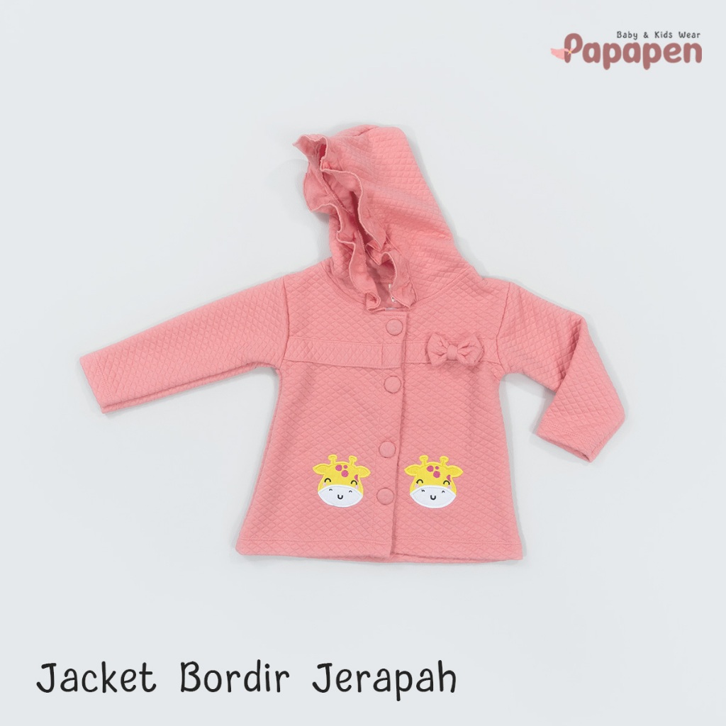 Rabbito Bunny Jacket ปักยีราฟ | เสื้อแจ็คเก็ตเด็กผู้หญิง (2-3 ปี)