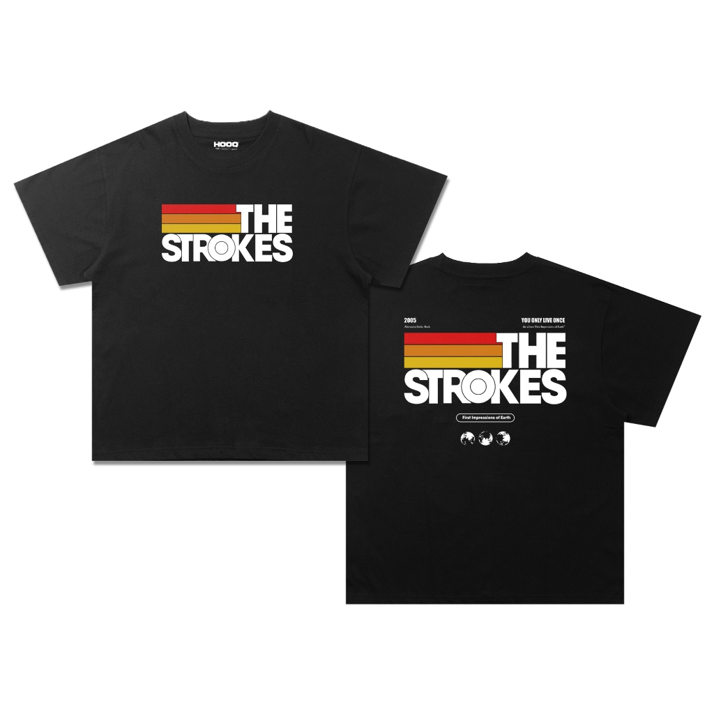 เสื้อยืดโอเวอร์ไซส์ The Strokes - You Only Live Once The Strokes เสื้อยืด