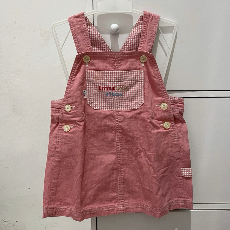 Little park sti*o ชุดเอี๊ยมเด็กวินเทจ 1-2 ปี