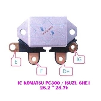 IC REGULATOR KOMATSU PC300 ISUZU 6HE1 28.2 - 29.7V