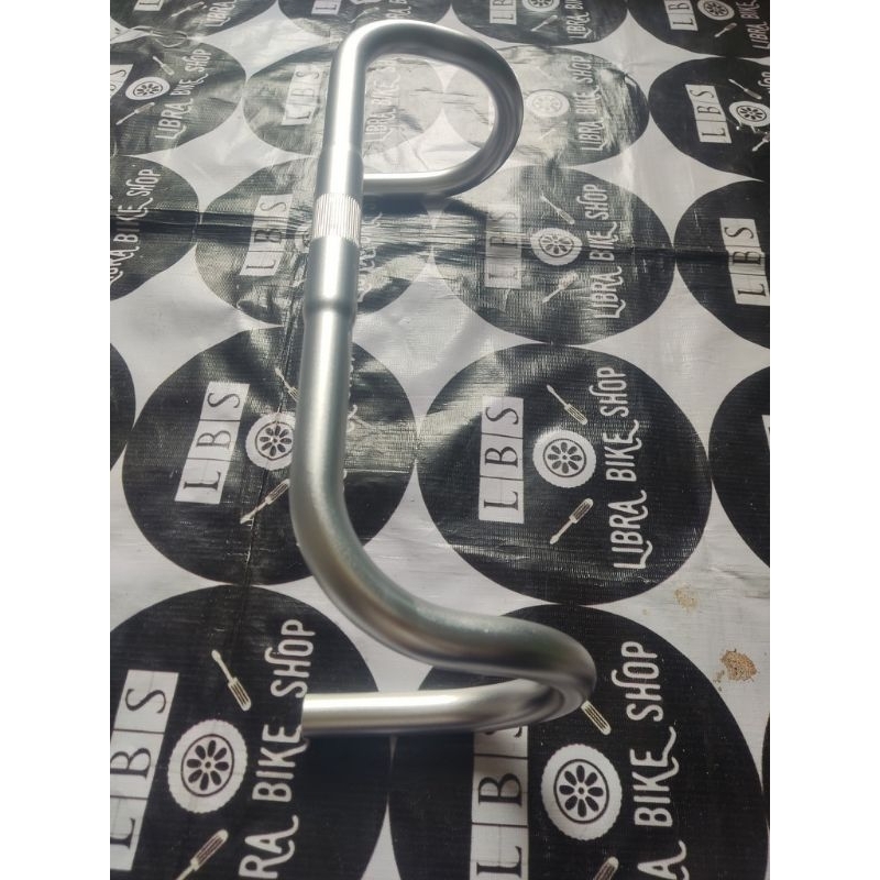 GELEISEN HB-105-1 42CM 25.4MM STANDARD SILVER DROPBAR RACING HANDLEBAR