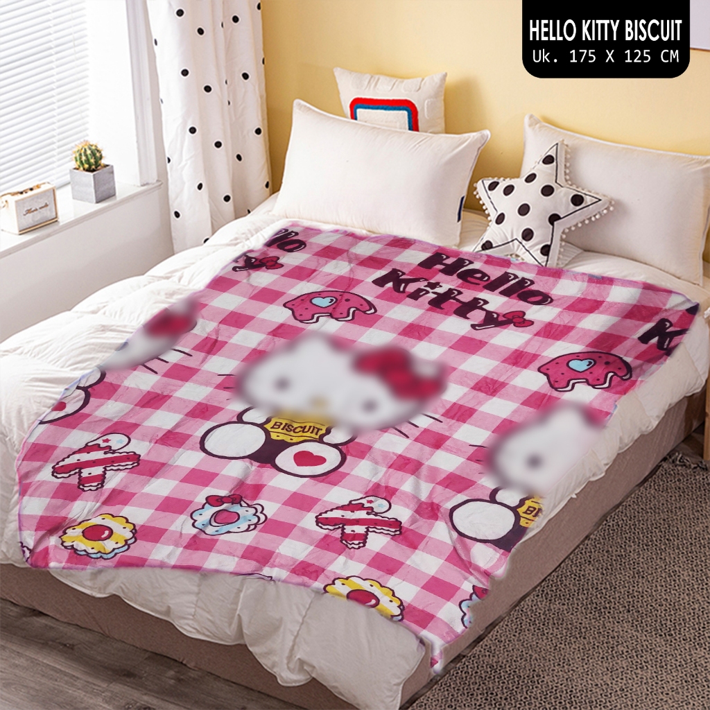 HK300 FLUFFY BLANKET WITH DORAEMON MOTIF คุณภาพสูง CHARACTER FUR BLANKET UK 175x125cm / hk300 (47-64