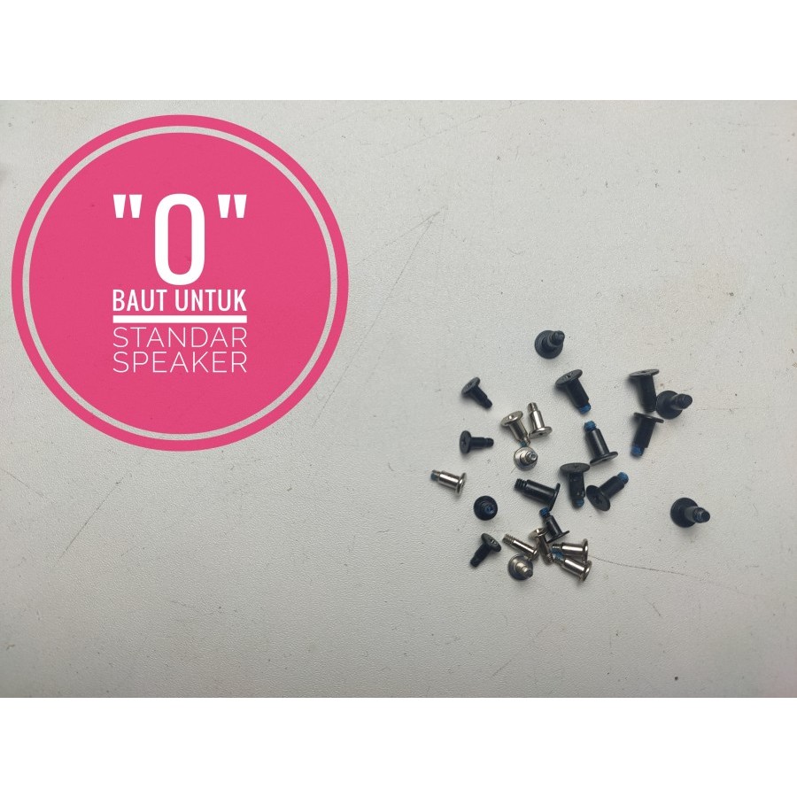 ET52 TYPEB-O SCREW BOLT NUT LAPTOP NOTEBOOK TYPE O ลําโพง 4 ชิ้น