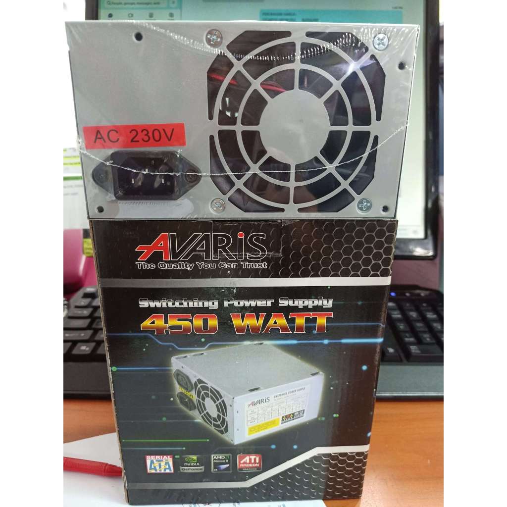 พาวเวอร์ซัพพลาย PC PSU 450 วัตต์ PSU 450W Avaris