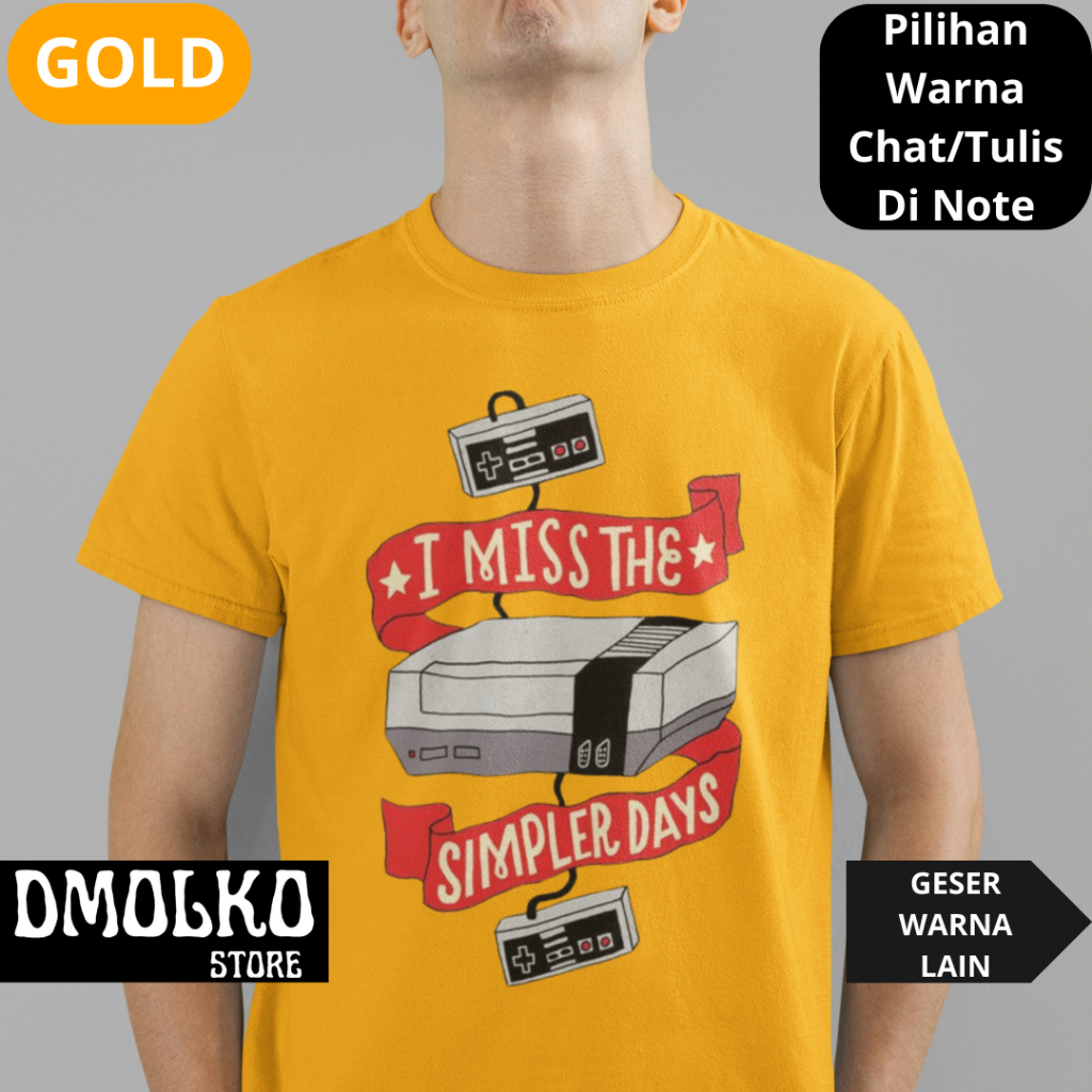 เสื้อยืดวิดีโอเกม KATUN I MISS THE SIMPLER DAYS | เสื้อยืดผู้ใหญ่และเด็กขนาดเต็ม XS - 7XL Unisex | ผ