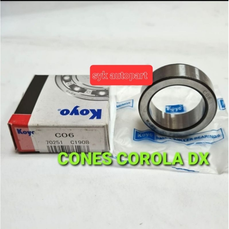 CONES BEARING C06 KOYO BEARING RETAINER COROLLA DX C06