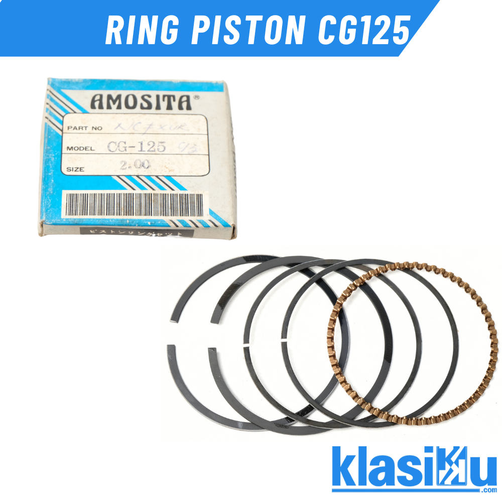 แหวนลูกสูบเท่านั้น Honda Cg125 Cg 125 Oversize 200 Os 2.00 ยี่ห้อ Amosa