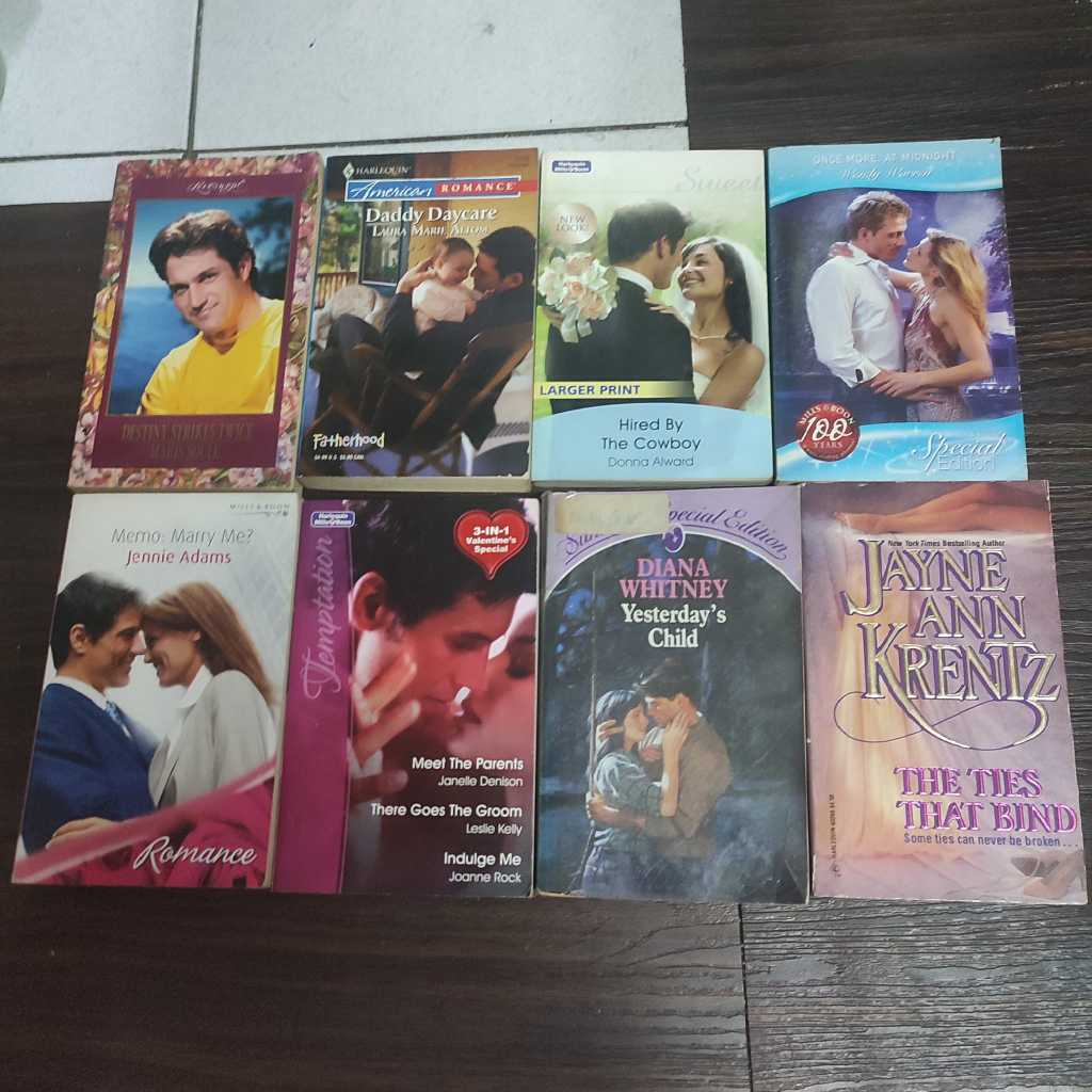 140 Harlequin Novel Roman Import English