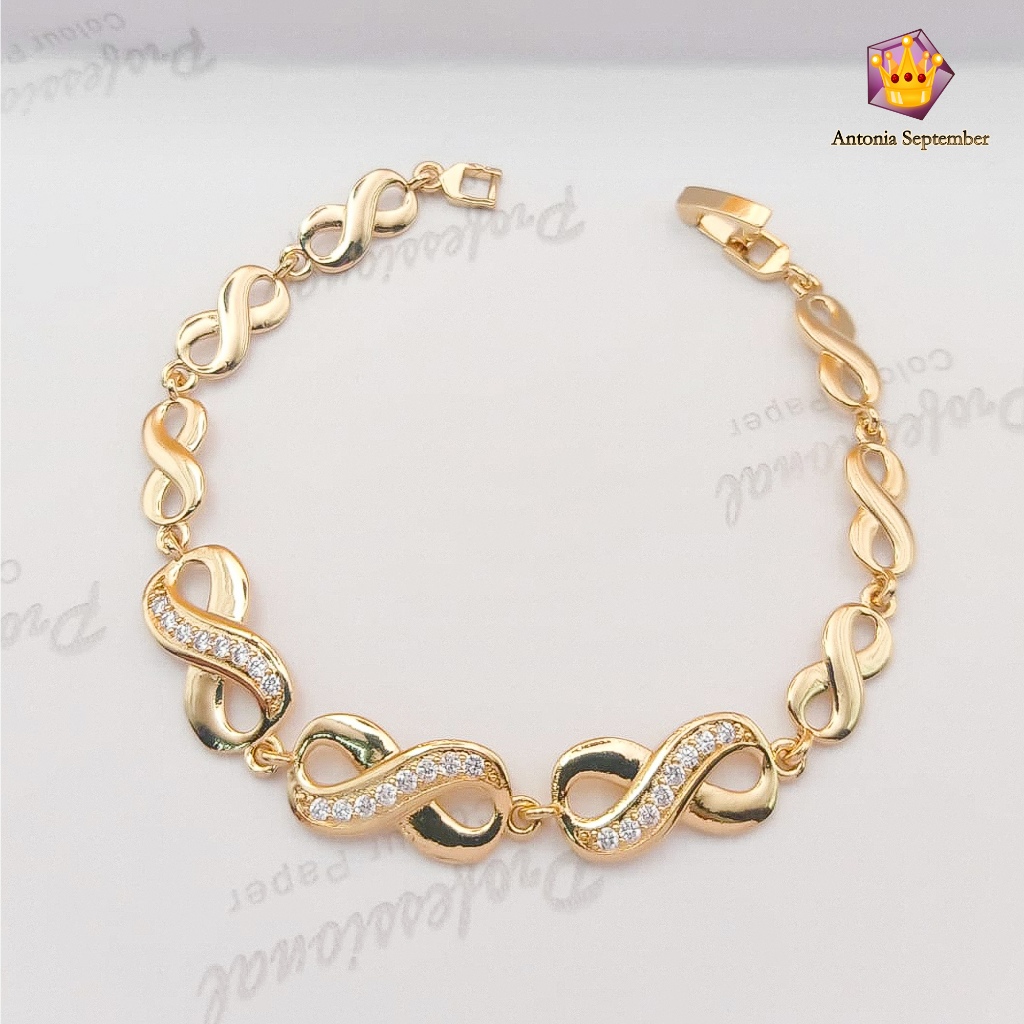 สร้อยข้อมือโซ่ Xuping 888 หรูหราล่าสุด Xuping 24K Gold Plated GX-14