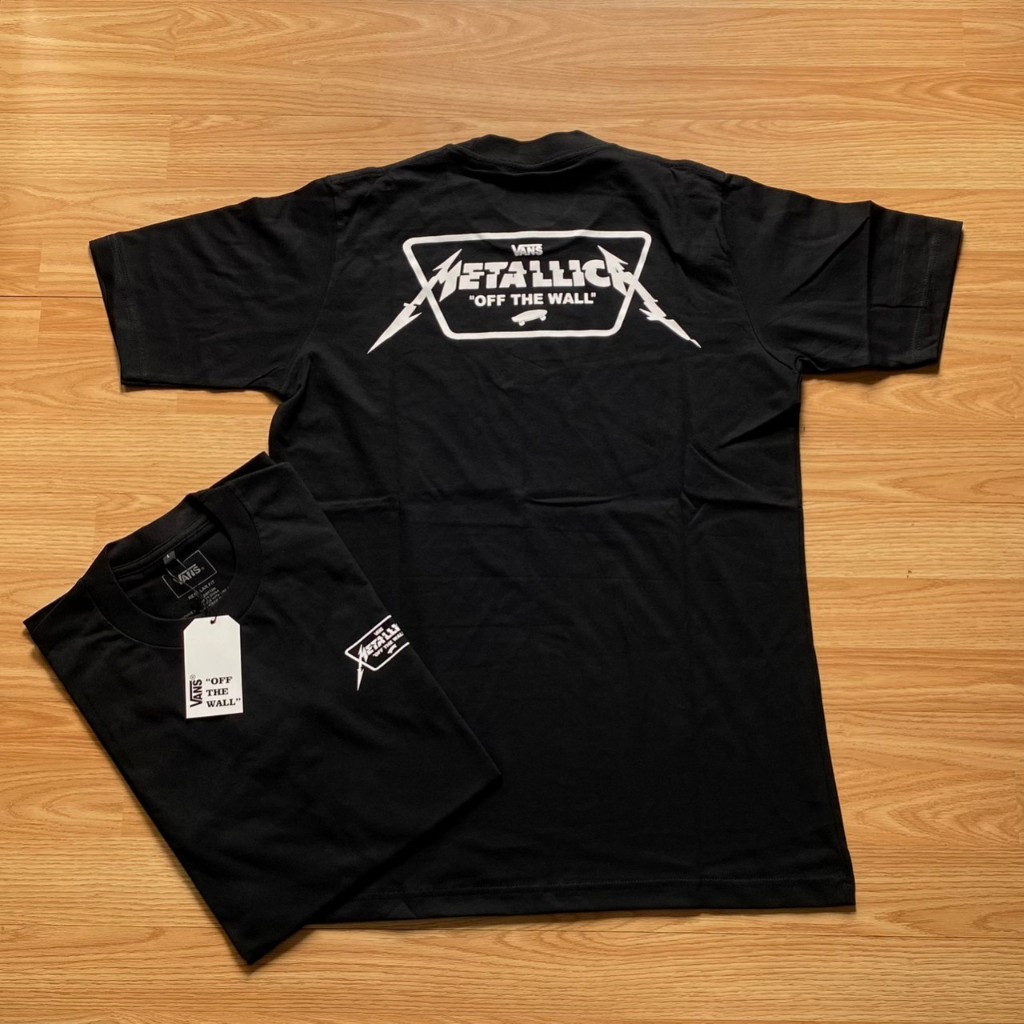 Vans X METALLICA เสื้อยืดผู้ชาย FULL TAG PREMIUM