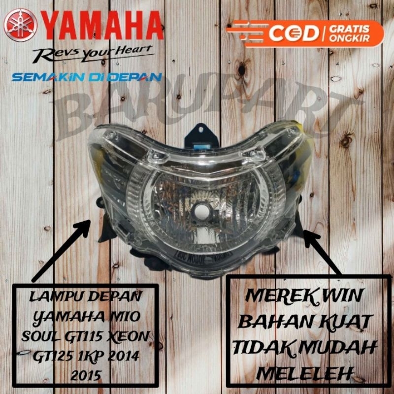 HEADLIGHT HEADLIGHT RESCTOR YAMAHA MIO SOUL GT 115 XEON GT 1KP OLD FI 2012 2013 2014 2015 2016 ของแท