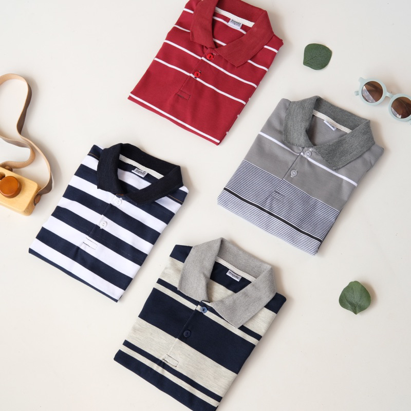 CHILDRENS COLLAR T-SHIRT BUSINESS PACKAGE GET 12 PCS AGE 1 - 7 YEARS
