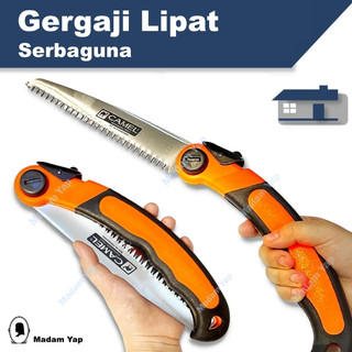 GERGAJI LIPAT SERBAGUNA PORTABEL FOLDING SAW GERGAJI KAYU DAHAN LIPAT