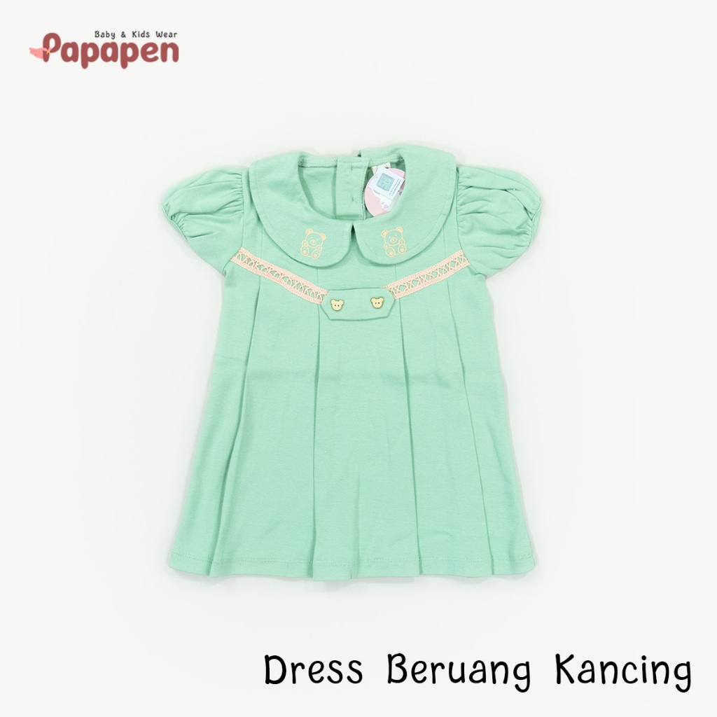 กระดุมหมี Rabbito Bunny Dress | ชุดเดรสสําหรับเด็ก 2-3 ขวบ