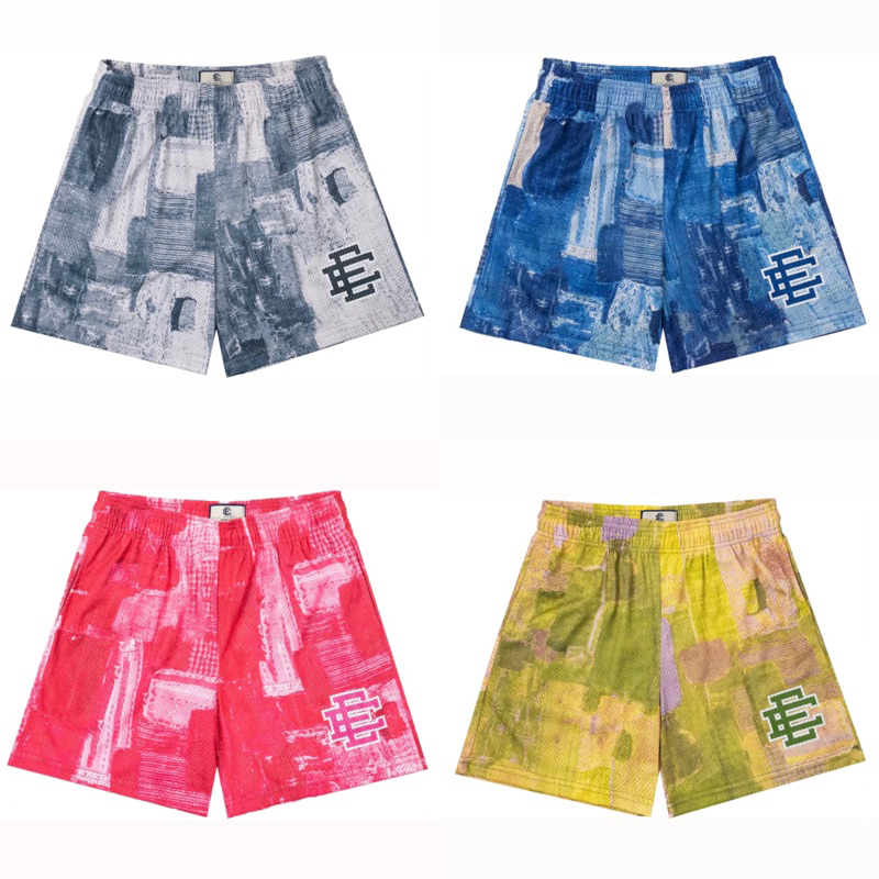 CASUAL FASHION STREET ERIC EMANUEL EE WEAR BORO PATCHMARK EDITION กางเกงบาสเก็ตบอล